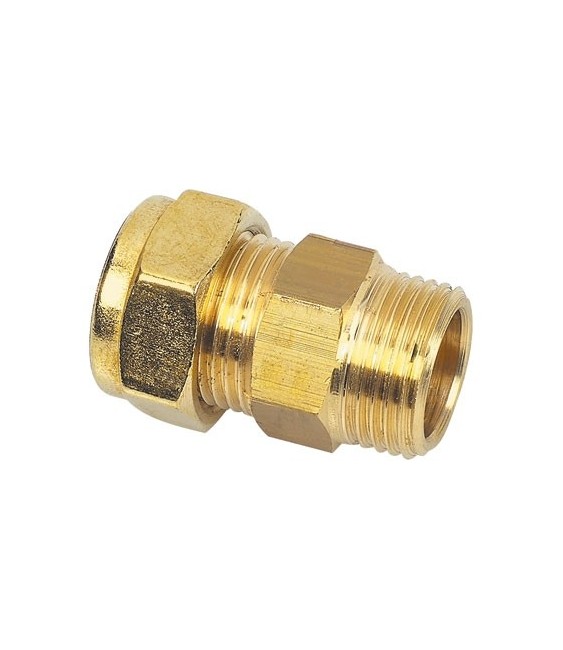 Raccord droit mâle 14 mm - 12 x 17 - RACCORDS