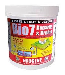 Entretien regards / drains - 4 x 200 gr - Bio 7 - ECOGENE