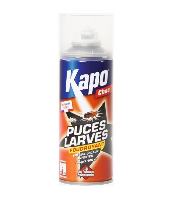 Aérosol foudroyant puces et larves - 200 ml - KAPO