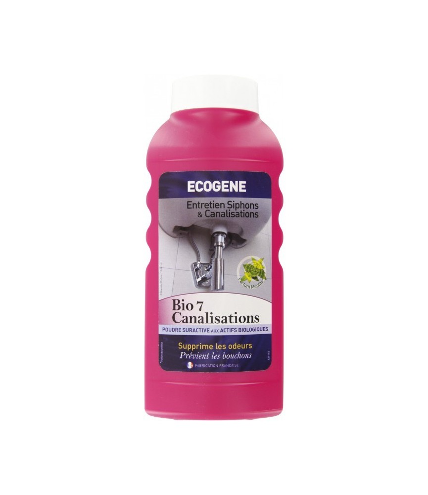 Entretien canalisations - Bio 7 - 500 gr - ECOGENE Entretien canalisations - Bio 7 - 500 gr - ECOGENE