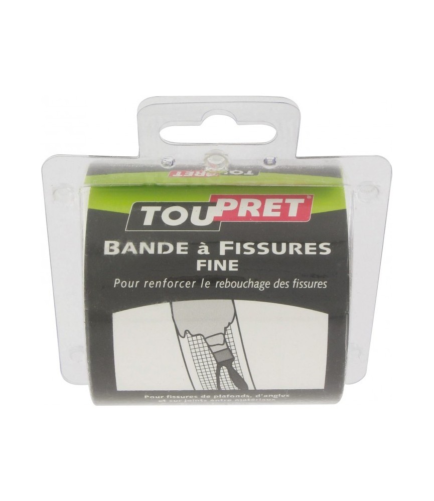 Bande à fissures fine- 20 m x 8 cm - TOUPRET Bande à fissures fine- 20 m x 8 cm - TOUPRET