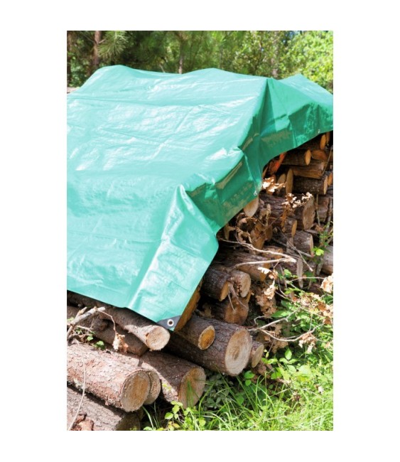 Bâche de protection pour bois - 2 x 8 m - CAP VERT