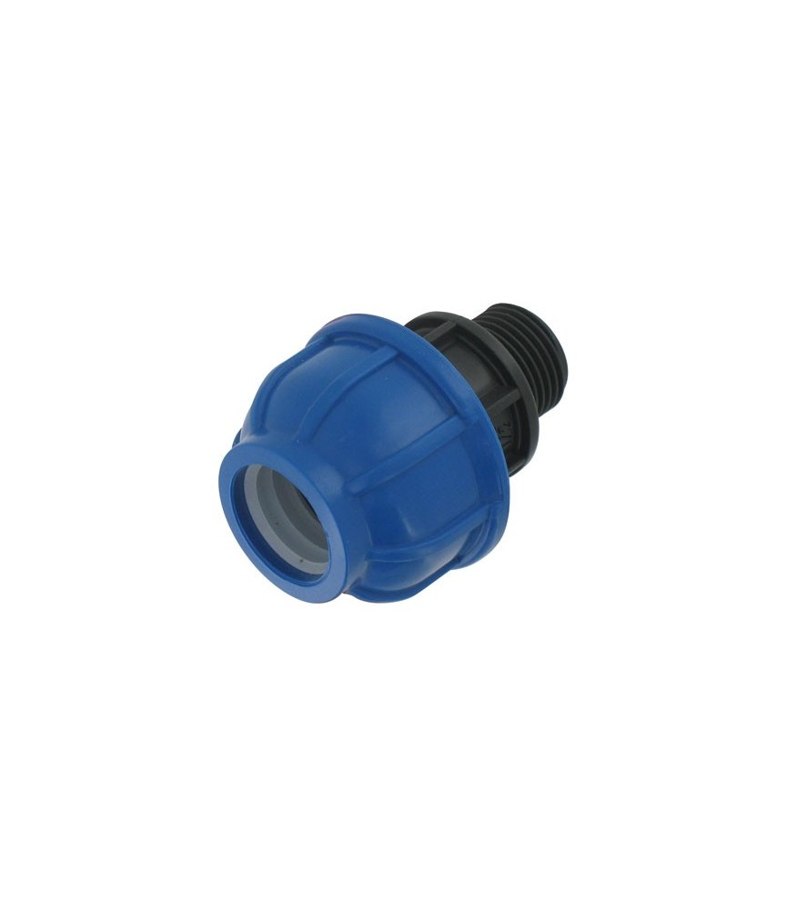 Raccord droit mâle 40 mm - CAP VERT