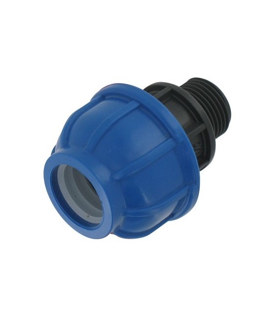 Raccord droit mâle 40 mm - CAP VERT