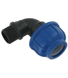 Coude mâle -  20 mm (20 x 27 ) - CAP VERT