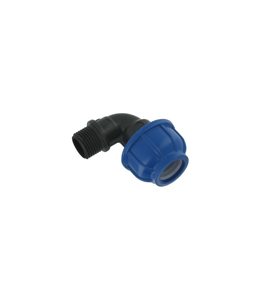 Coude mâle -  20 mm (20 x 27 ) - CAP VERT