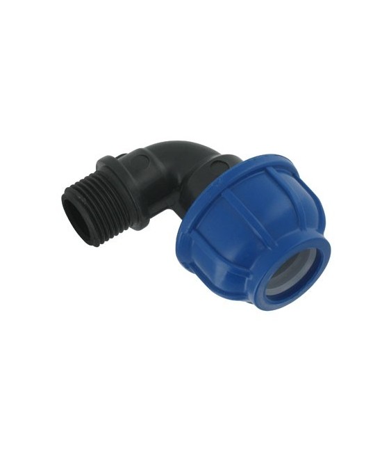 Coude mâle -  20 mm (20 x 27 ) - CAP VERT