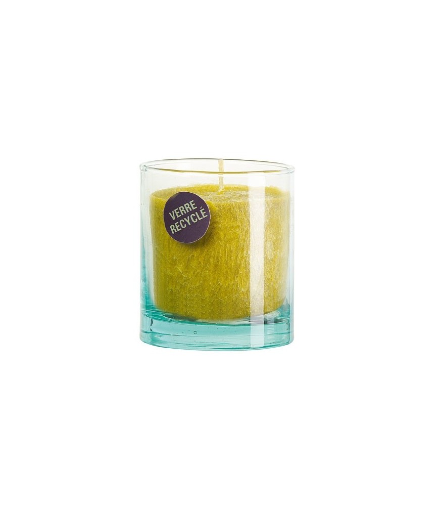 Bougie en pot de verre - Eucalyptus - DEVINEAU Bougie en pot de verre - Eucalyptus - DEVINEAU