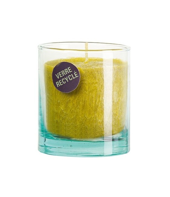Bougie en pot de verre - Eucalyptus - DEVINEAU