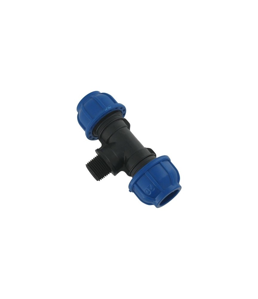 Té de dérivation mâle - 32 mm - CAP VERT Té de dérivation mâle - 32 mm - CAP VERT