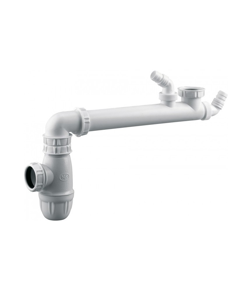 Siphon gain de place - 1 cuve - 40 mm - NEPTUNE Siphon gain de place - 1 cuve - 40 mm - NEPTUNE
