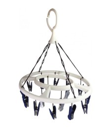 Tourniquet de séchage 16 pinces en plastique