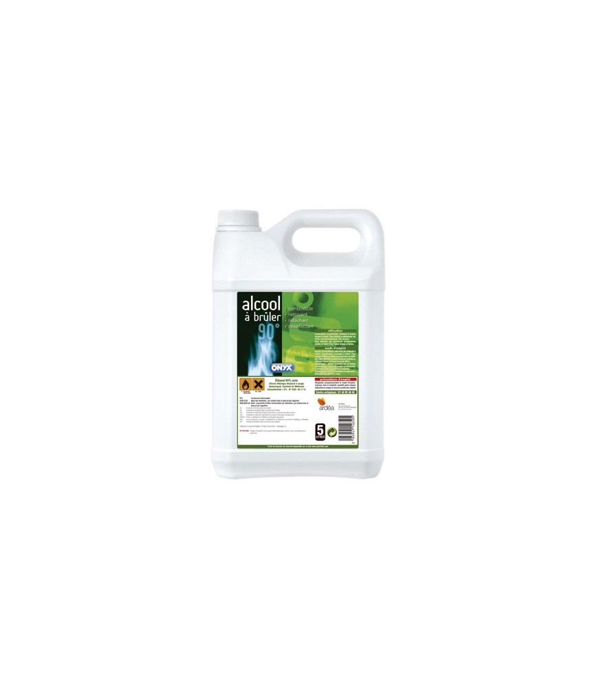 Alcool à brûler 90° - 5 L - ONYX Alcool à brûler 90° - 5 L - ONYX