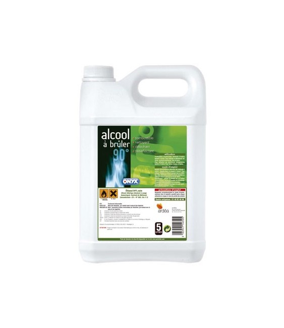 Alcool à brûler 90° - 5 L - ONYX