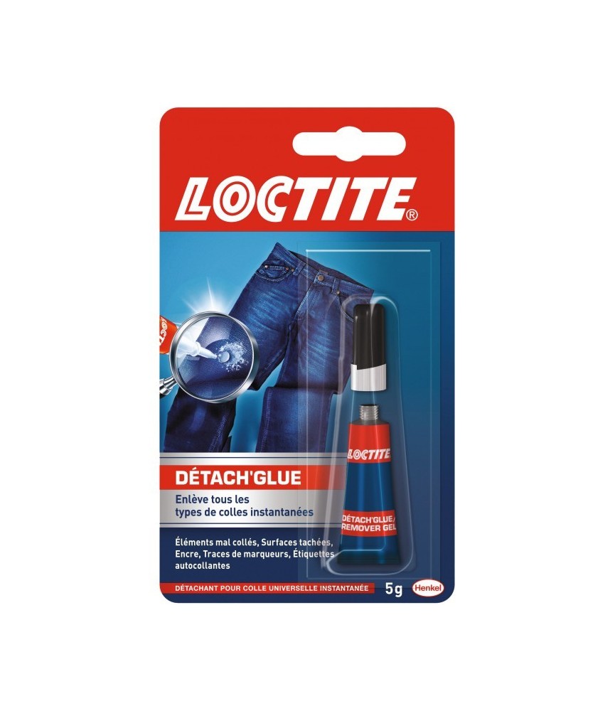 Détach'Glue 3 - Nettoyant de colle - 5 Grs - LOCTITE
