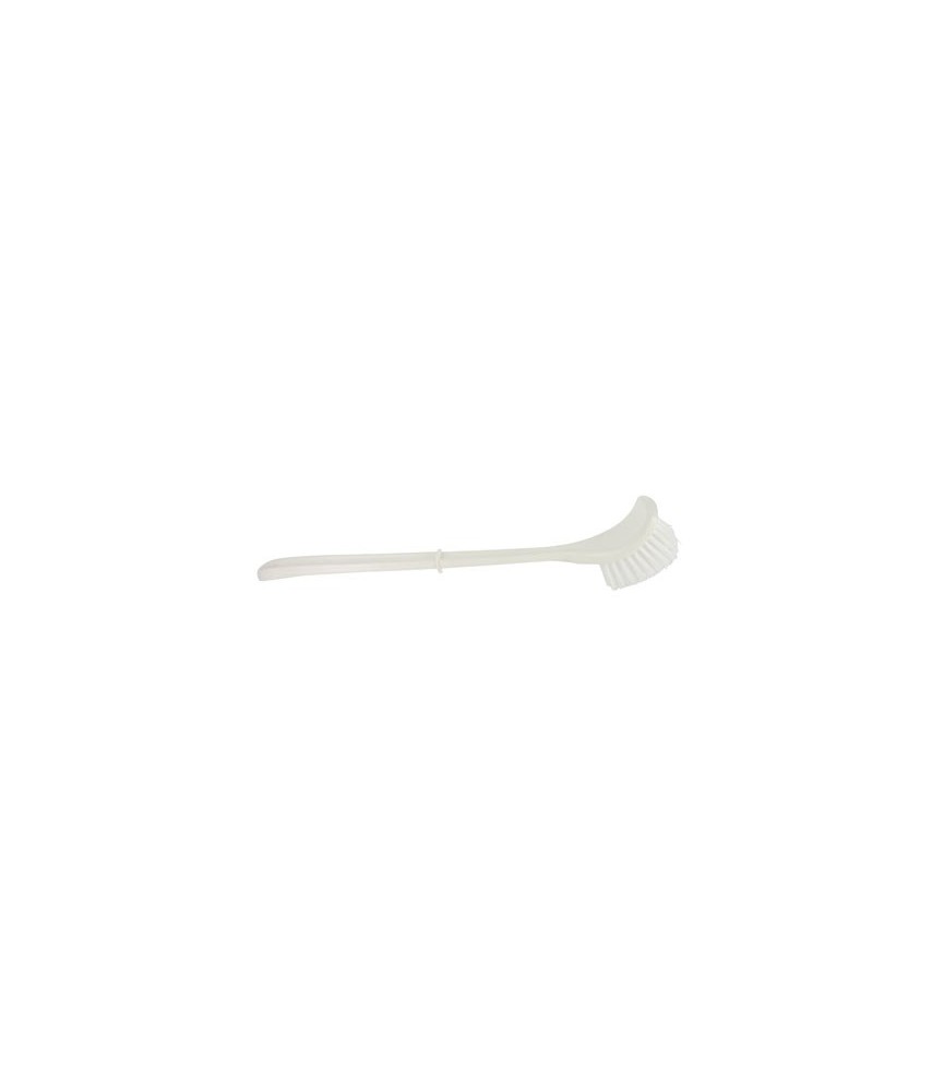 Balayette courbée pour WC - Blanc - BROSSERIE MARCHAND Balayette courbée pour WC - Blanc - BROSSERIE MARCHAND