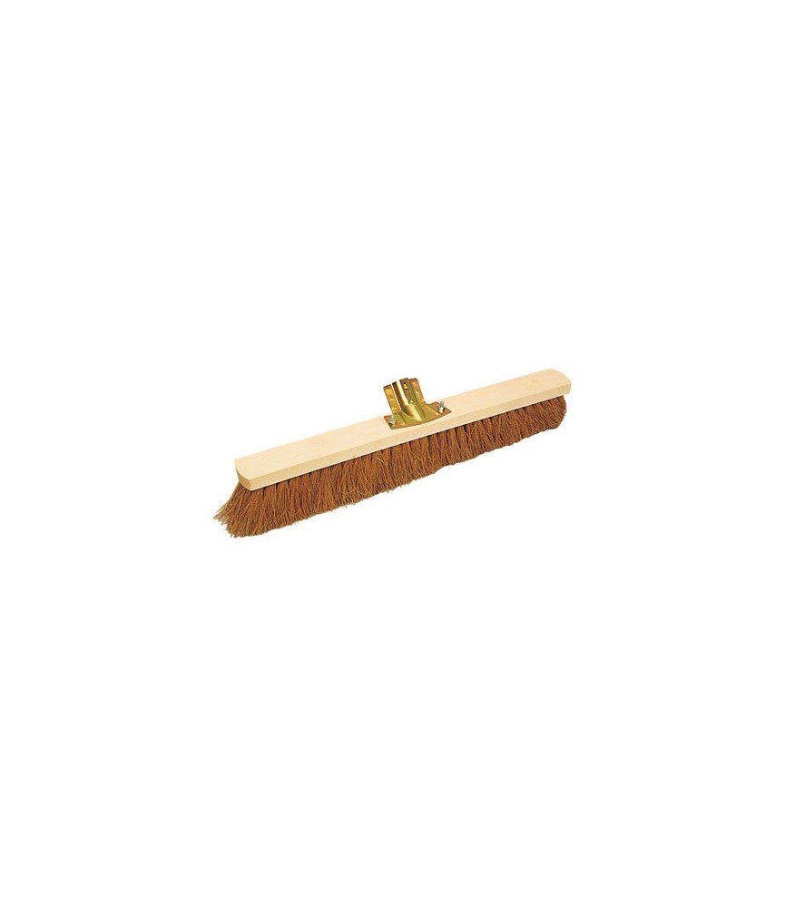 Brosse de balai industriel droit - 80 cm - Fibre Coco - BROSSERIE MARCHAND