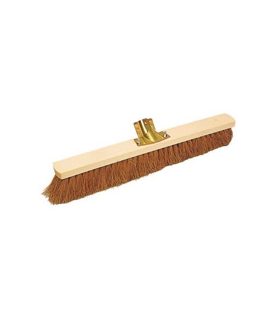 Brosse de balai industriel droit - 80 cm - Fibre Coco - BROSSERIE MARCHAND