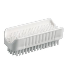 Brosse à ongle bi-matère - double face
