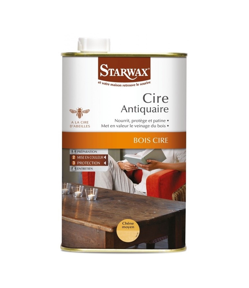 Cire antiquaire liquide chène moyen - 0.5L - STARWAX