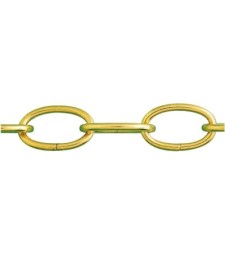 Bobine chaîne pour lustre bronze - maille ovale - 25 m - 2.8 mm - CHAPUIS