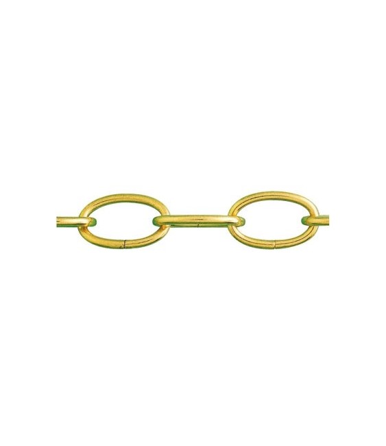 Bobine chaîne pour lustre bronze - maille ovale - 25 m - 2.8 mm - CHAPUIS