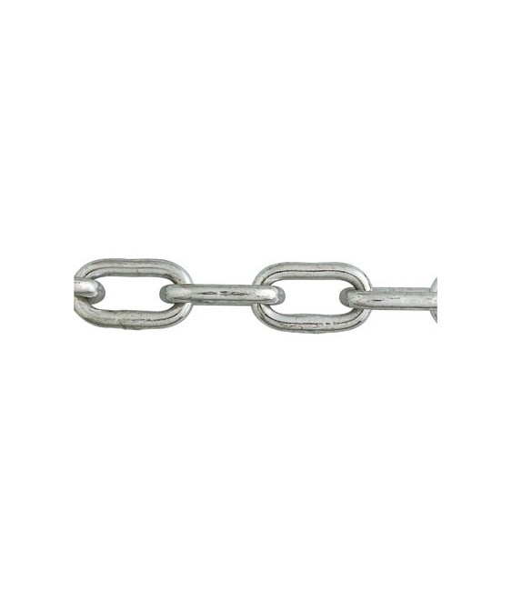 Bobine chaîne soudée droite maille courte 25 m - 3 mm