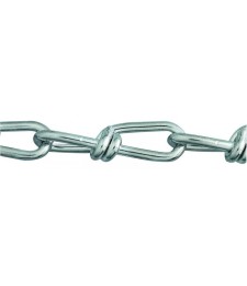 Chaîne d'attache Victor en acier nickelé - 25 m - 1.4 mm