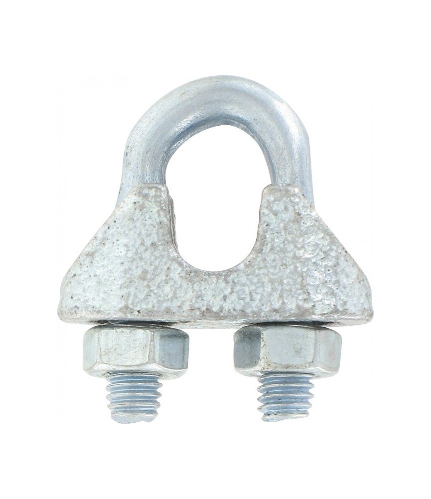 Serre câble étrier en acier - Lot de 2 - 3-4 mm Serre câble étrier en acier - Lot de 2 - 3-4 mm