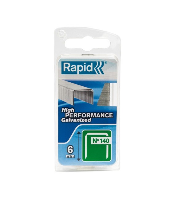 Agrafes Isolation / Assemblage N°140 - 6 mm - Lot de 2000 - RAPID