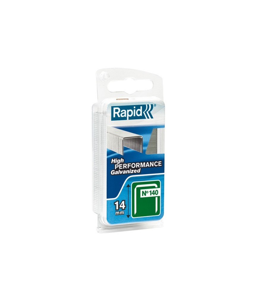 Agrafes Isolation / Assemblage N°140 - 14 mm - Lot de 2000 - RAPID Agrafes Isolation / Assemblage N°140 - 14 mm - Lot de 2000 - RAPID