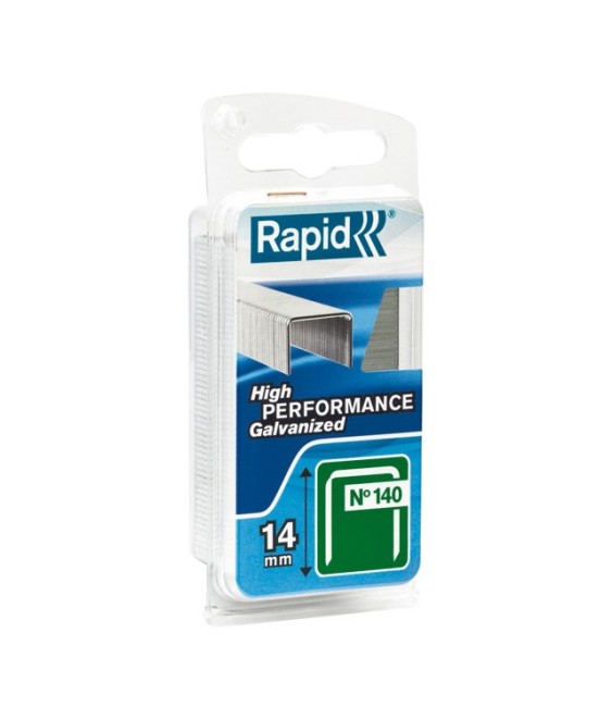 Agrafes Isolation / Assemblage N°140 - 14 mm - Lot de 2000 - RAPID