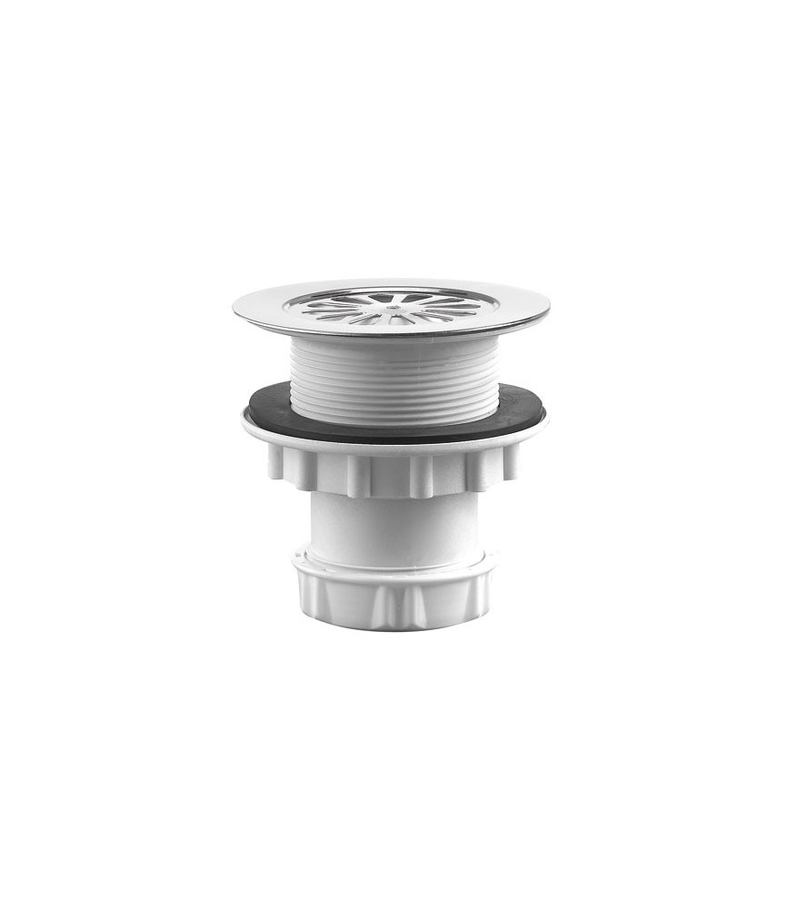 Bonde sortie verticale - Avec grille inox - Diamètre 60 mm - NEPTUNE Bonde sortie verticale - Avec grille inox - Diamètre 60 mm - NEPTUNE