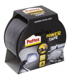 Adhésif super-puissant Power Tape Noir - 10 m x 50 mm - PATTEX