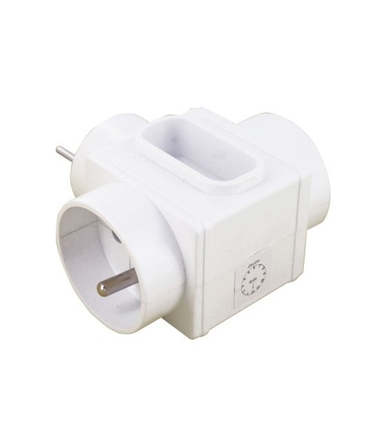 Prise Triplite 2 x 2P + T et 2 P - DHOME