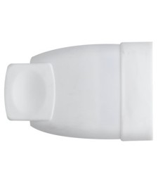 Fiche femelle pour câble plat 2P - 6 A - Blanc - DHOME