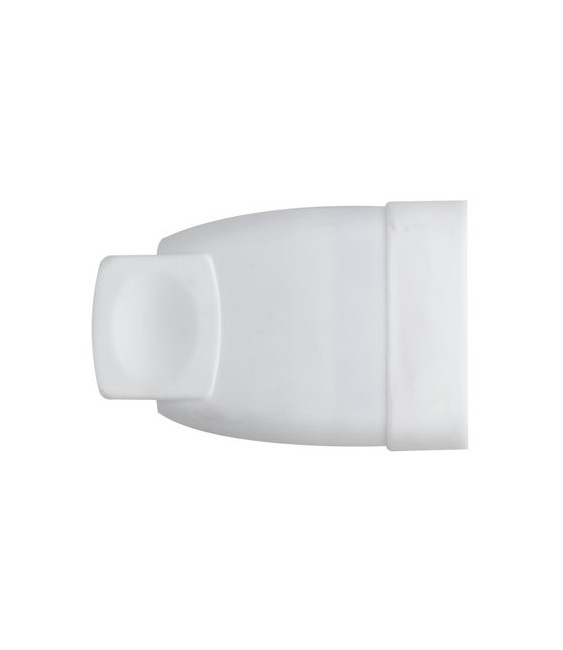 Fiche femelle pour câble plat 2P - 6 A - Blanc - DHOME