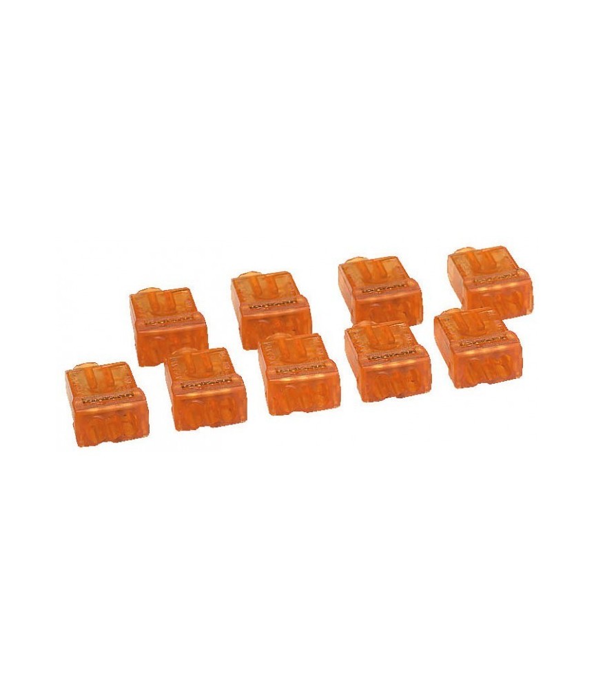 Borne de connexion sans vis Nylbloc - 3 fils - 24 A - Lot de 9 - LEGRAND Borne de connexion sans vis Nylbloc - 3 fils - 24 A - Lot de 9 - LEGRAND