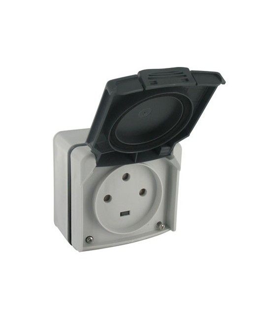 Prise socle à encastrer Plexo - 20 A - 3P + N + T - LEGRAND