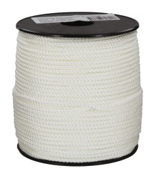 Bobine de 100 m Drisse tressé blanc - 3 mm