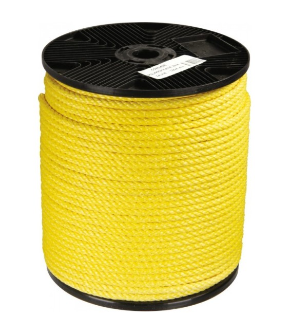 Bobine de 160 M de cordage en polypropylène - 3 torons -  8 mm