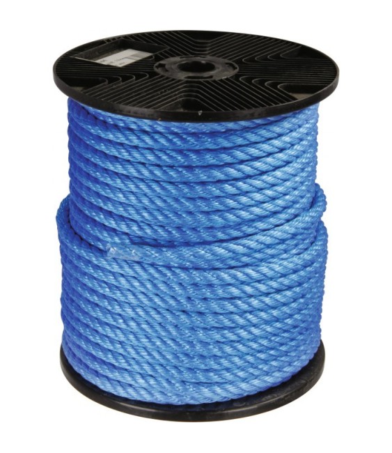 Bobine de 65 M de cordage en polypropylène - 4 torons -  12 mm