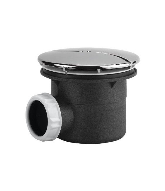 Bonde sortie horizontale avec capot - Diamètre 90 mm - NEPTUNE