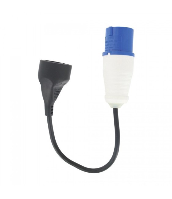 Cordon adaptateur pour camping - 30 cm - LEGRAND