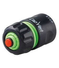 Raccord rapide stop -  15 mm - CAP VERT