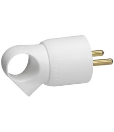 Fiche mâle 2P + T - 16 A - Avec anneau - LEGRAND