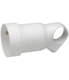 Fiche femelle 2P + T - 16 A - Avec anneau - LEGRAND