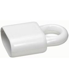 Fiche femelle plastique - 2 P - 6 A - Blanc - LEGRAND