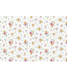 Adhésif brillant - Fleurs - 2 m