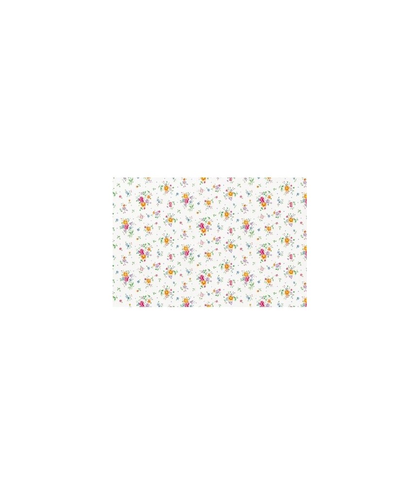 Adhésif brillant - Fleurs - 2 m
